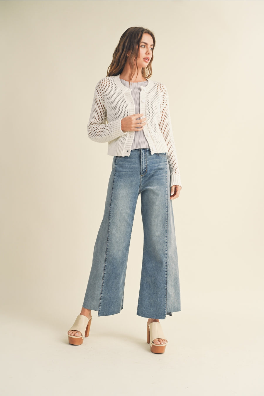 Crochet Knit Cardigan