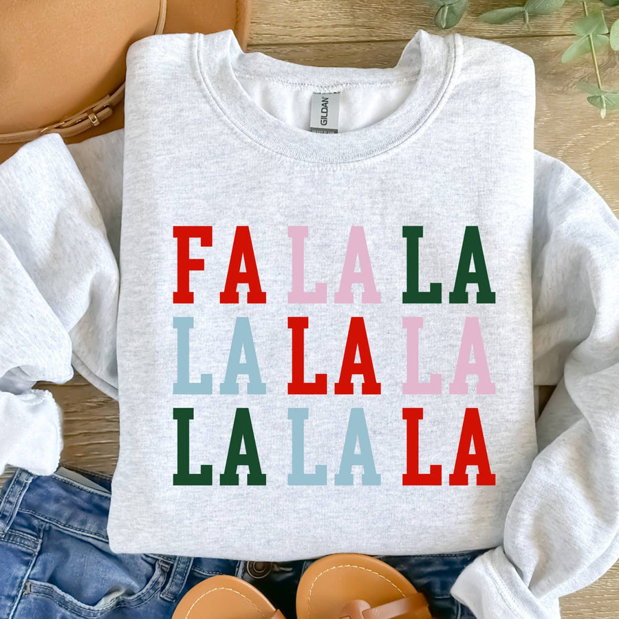 “Fa La La” Crewneck Sweatshirt