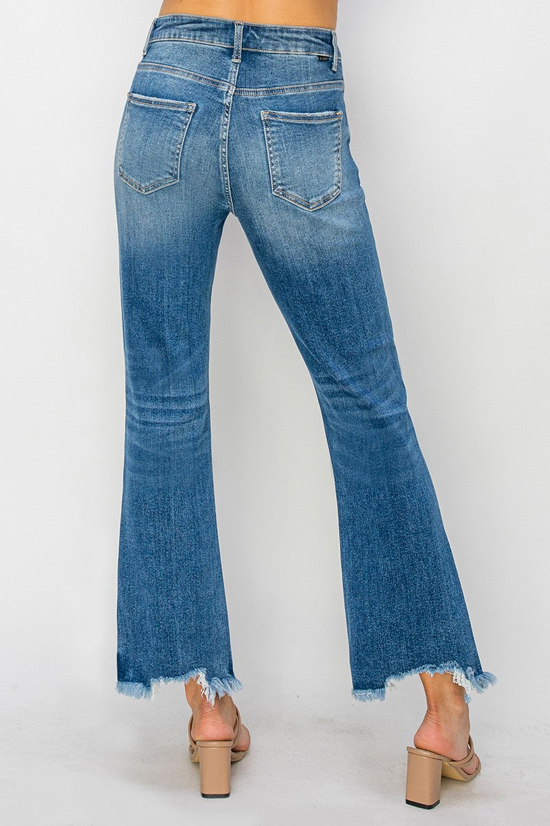 High Rise Crop Flare
