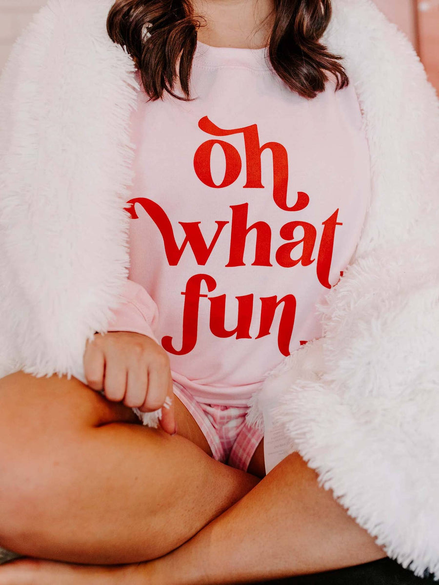 “Oh What Fun” sweatshirt