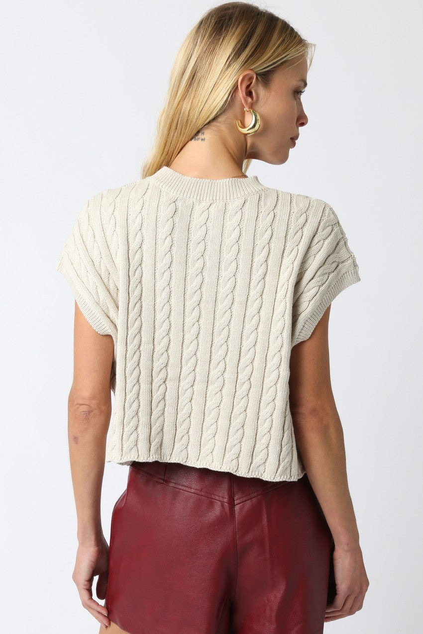 Sleeveless Sweater Top