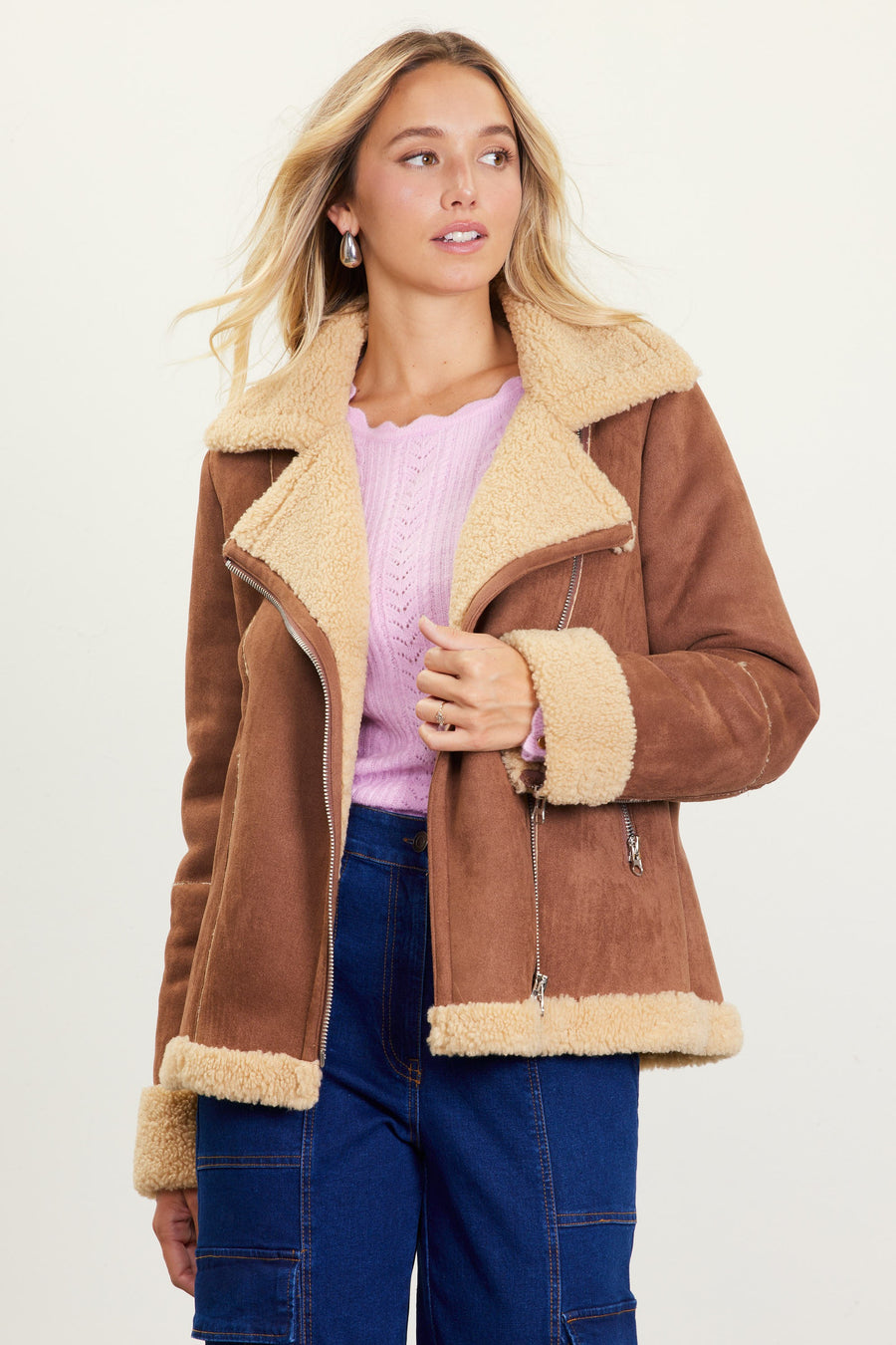 Faux Sherpa Jacket