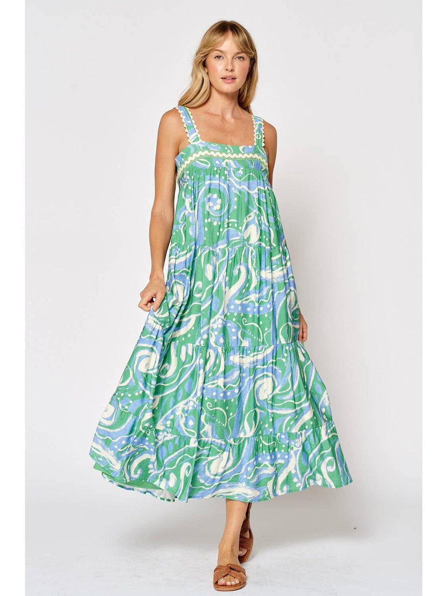 Thick Strap Maxi Dress