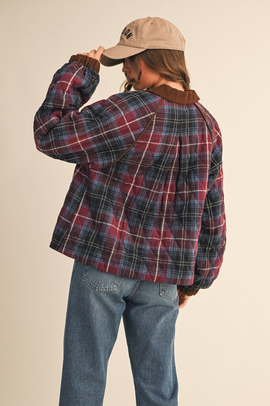 Plaid Quilt Jacket