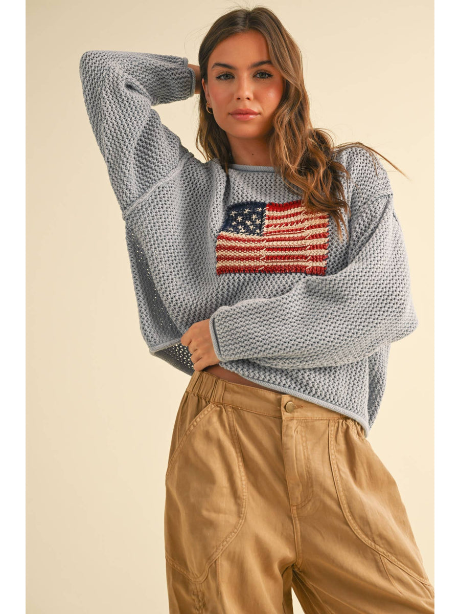 Flag Knit Sweater
