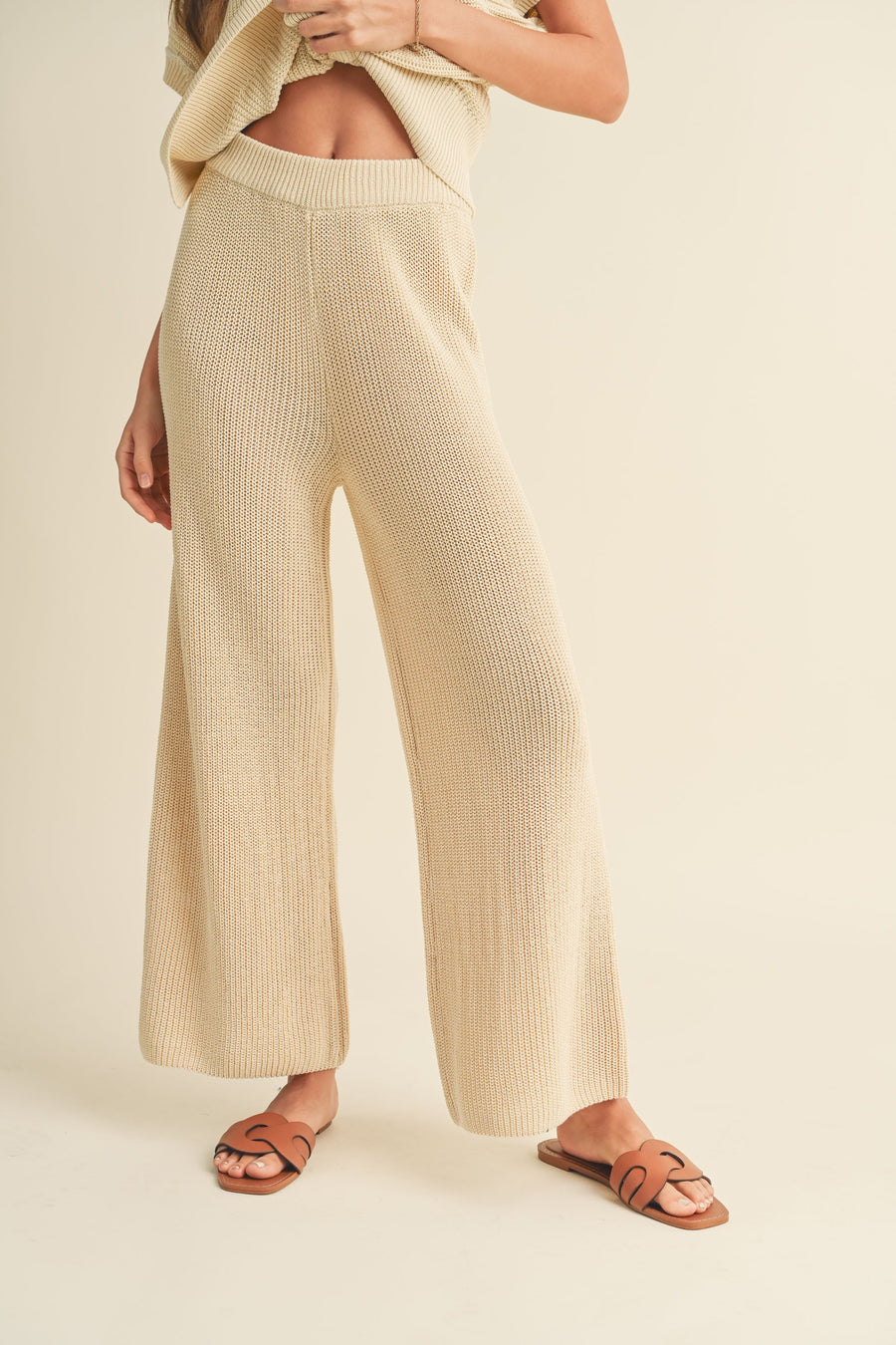 Knitted Crop Pants