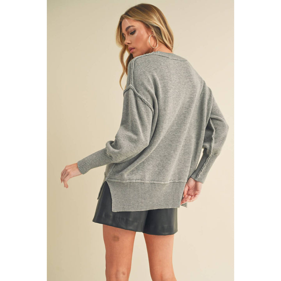 Gray Staple Sweater