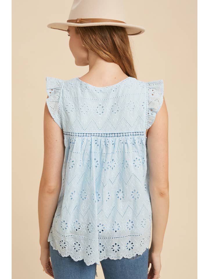Darling Eyelet Top