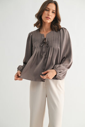 Front Tie Blouse