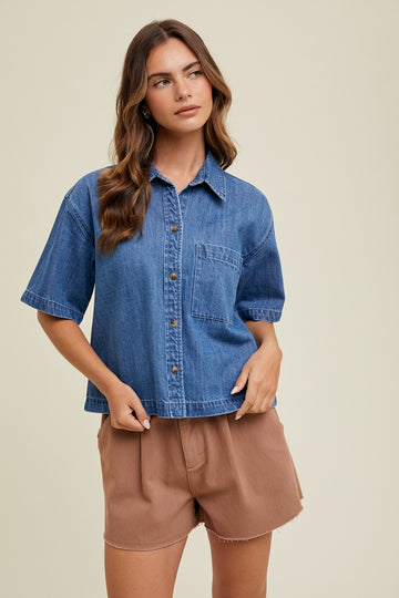 Denim Top