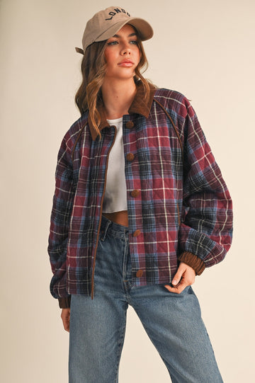 Plaid Quilt Jacket