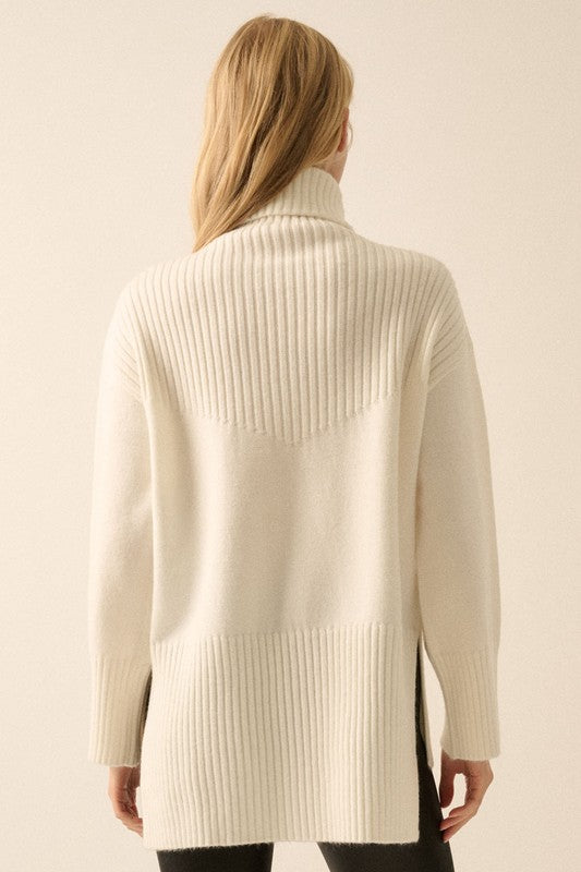 Ribbed Turtleneck