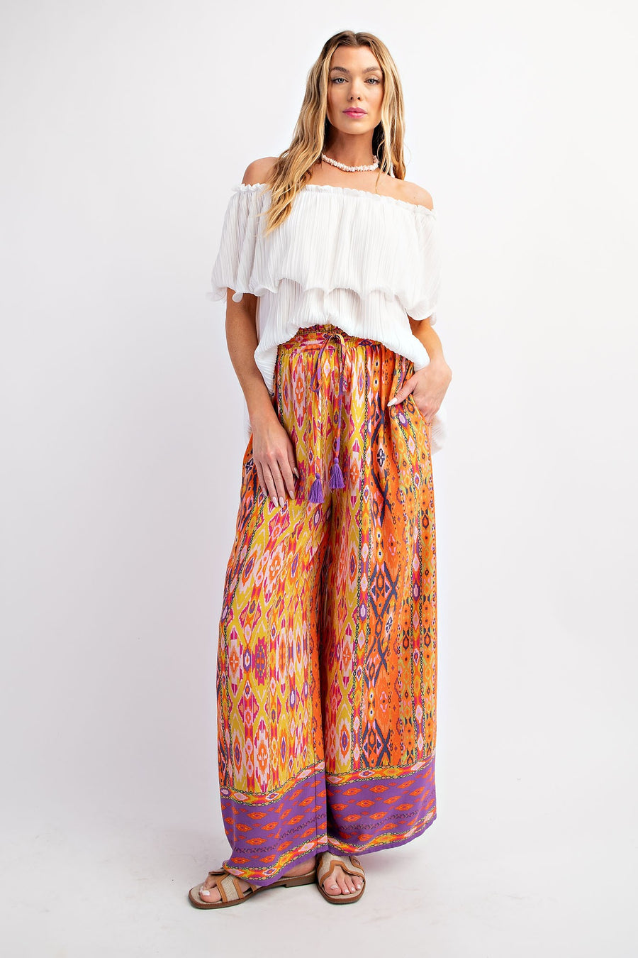 Flowy Print Pants