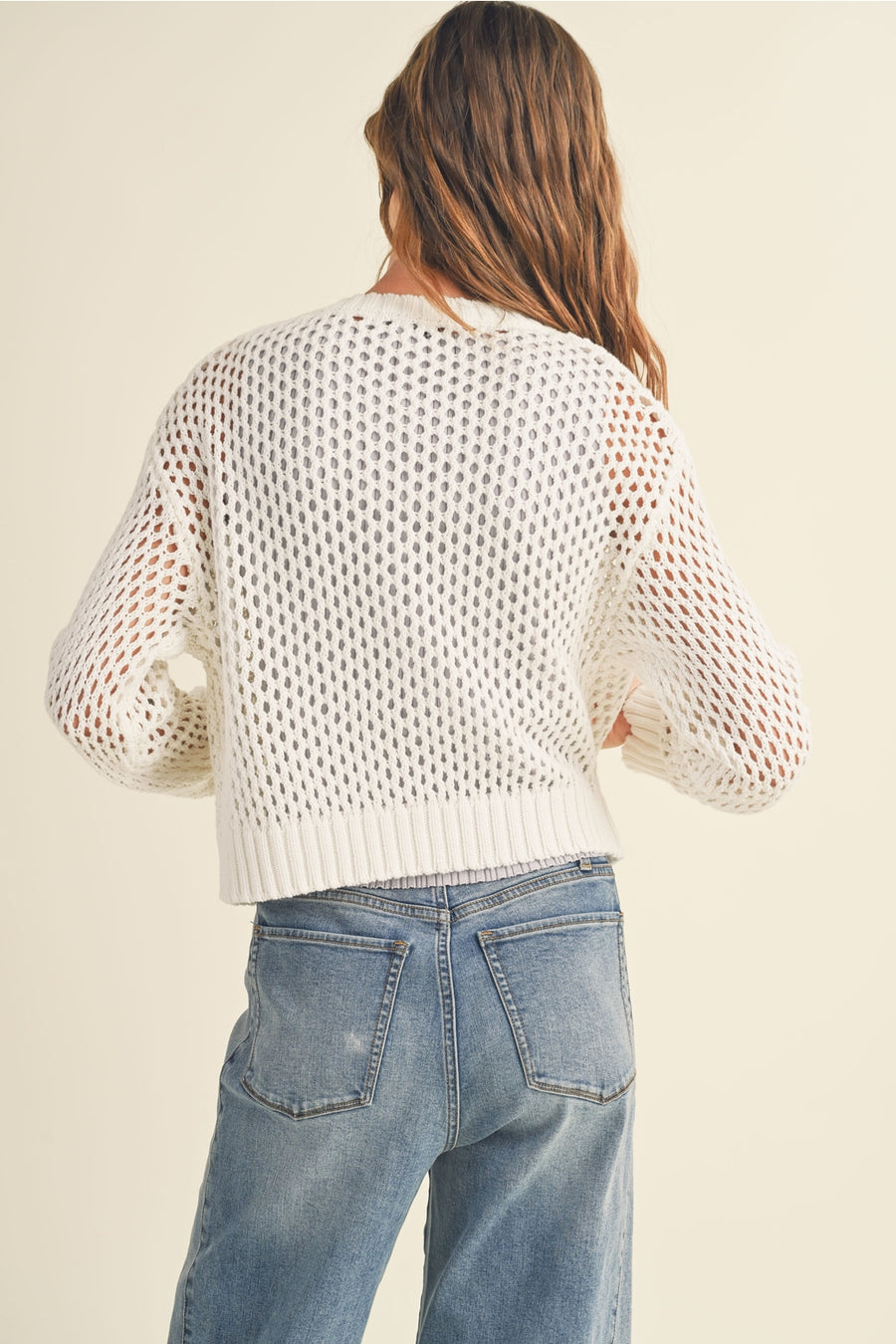 Crochet Knit Cardigan