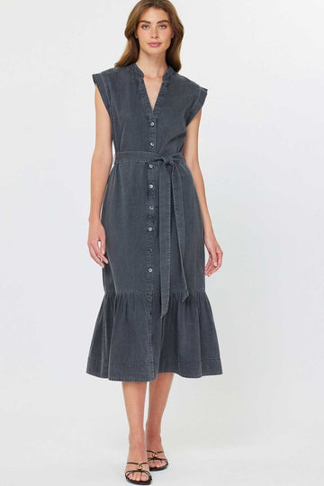 washed black dress